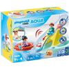 PLAYMOBIL 1.2.3 Aqua 70635 Isola con Dondolo Acquatico, Gioco Galleggiante per la Vasca da Bagno per Bambini Piccoli, Primo Giocattolo per Bambini, da 18 Mesi a 4 Anni