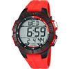 Calypso Orologio Digitale Uomo in Gomma Rosso Orologio Sportivo Uomo
