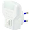 VELAMP - Luce Notturna Bambini e Adulti Bianca Naturale 4000K, Luce Notturna da Presa LED con Interruttore ON/OFF Durevole e Sicura - Adatta a Cameretta, Camera da Letto, Corridoio, Scale, Bagno, 0.5W