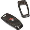 Audi 4M8071208A3Q0 - Mascherina per chiavi in carbonio, con scritta a S, solo per chiavi 8Y0959754 e 4N0959754