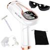 BLOW Ice Cool Epilatore IPL 9 livelli Dispositivo a luce pulsata Depilazione duratura 1.000.000 di flash Raffreddamento -6 °C Filtro UV Modalità automatica Contro la ricrescita Gambe Viso