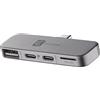 Cellularline SMARTPHONE HUB - Adattatore USB-C 4 Porte, Compatibile con Smartphone e Tablet, Plug & Play, Design Compatto