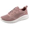 Skechers Bobs Squad Chaos Face Off, Scarpe da Ginnastica Donna, Rosa Blush Engineered Knit, 38 EU
