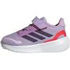 adidas Unisex - Bimbi 0-24 Runfalcon 5 Infants Shoes, Powder Plum/Aurora Plum/Lucid Red, 24 EU