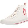 Desigual Sneaker con Cuore n Bianco