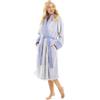 Camille Women's Fleece Dressing Gown - Super Soft Deep Pile Long-Sleeve Dressing Gowns for Women UK with Belted Waist And Front Pockets - Available in Pink, Blue And Grey