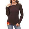 Aottori Maglia Termica Donna Aderente Marrone XS