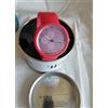 Orologio O bag O clock OROLOGIO CON CINTURINO SILICONE ROSA 4 TG. M SCATOLA REGALO