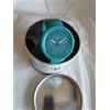 Orologio O bag O clock OROLOGIO CON CINTURINO SILICONE TURCHESE 9 TG. S SCATOLA REGALO