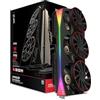 Xfx Rx 9070xt Mercury Magnetic Air Rgb Gaming 16gb Oc Black Retail - 16.384 Mb (rX-97tmargb9)