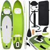vidaXL Stand Up Paddleboardset opblaasbaar 300x76x10 cm zeeblauw