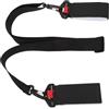Totority Cinghia Porta Sci Regolabile in Nylon Nero Protezione per Fissaggio Snowboard e Sci, Accessorio per Trasporto Confortevole e Affidabile sulla Spalla
