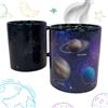 Mad Monkey Tazza da fisica, tazza da astronauta, tazza da caffè spaziale con cambio di colore, regalo astronomico, 330 ml