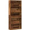 vidaXL Libreria Legno Antico 80x30x189 cm in Legno Multistrato