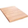 vidaXL Ripiano Muro Marrone 40x60x(2-4) cm Massello Rovere Trattato