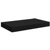 vidaXL Wandschap zwevend 40x23,5x3,8 cm MDF zwart