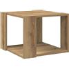 vidaXL Tavolino Salotto Rovere Artigianale 40x40x30 cm in Truciolato