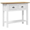 vidaXL Wandtafel BODO 91x35x74 cm massief grenenhout bruin