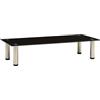 vidaXL Tv-meubel 60x35x17 cm gehard glas transparant