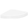 vidaXL Hoekschap zwevend 25x25x3,8 cm MDF wit