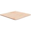 vidaXL Tafelblad vierkant 60x60x1,5 cm onbehandeld massief eikenhout