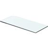 vidaXL Mensola in Vetro Trasparente 40x12 cm