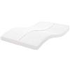 vidaXL Schuimmatras 7 zones hardheid 20 ILD 140x210 cm wit