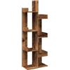 vidaXL Libreria Legno Antico 48x25,5x140 cm in Legno Multistrato