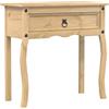 vidaXL Wandtafel Corona 73x35x73 cm massief grenenhout