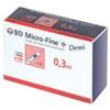 CORMAN BD DIAGN SIRINGA INSULINA BECTON DICKINSON DEMI 0,3 ML AGO GAUGE 30 8 MM 30 PEZZI CORMAN