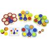 vigatoys Viga Partita in Legno Colori Gioco Coda di Pavone Montessori + Carte