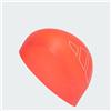 adidas Unisex - Adulto Logo Swim Swim Cap, Bright Red/White, One size