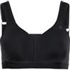 Odlo Reggiseno Sportivo Donna Fitness - Sostegno Elevato Imbottito con F-Dry, Mesh e Spalline Regolabili per Corsa, HIIT e Allenamento Intenso