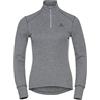 Odlo Intimo termico da donna Active Warm I Maglia termica a maniche lunghe I Intimo termico da sci I Maglia termica a maniche lunghe con collo e mezza zip I Donna