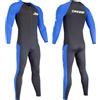 Cressi Wahoo Man Monopiece Wetsuit Black/Blue 2mm XS/1 - Muta Monopezzo Uomo Realizzata in Morbido Neoprene 1.5/2mm e Elastan, Perfetta per attività Acquatiche Varie, Nero/Blu, XS/1