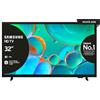 Samsung HD Smart TV 32'' UE32H5000FKXZT HD, Hyper Real Processor, HDR & Pur Color, Smart Experience, OTS Lite & Adaptive Sound, SlimLook Design, 2025