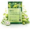BSY Noni Black Hair Magic BSY 5-Min 3 in 1 shampoo naturale per capelli nero, senza ammoniaca, a lunga durata, a base di estratti di frutta a base di erbe, nessuna perdita di capelli, shampoo per tintura per capelli grigio per