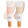 KTouler BB Cream SPF 30, crema da giorno colorata, idratazione a lunga durata con copertura media, schiarisce e compensa la pelle, correttore con finitura naturale, 2 pezzi