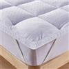 Bedecor 3D Topper Matrimoniale 180x200cm, Topper Materasso Matrimoniale di Microfiber per Divano Letto Extra-Morbido, Antiallergico, lavabile in lavatrice