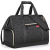 Lekesky Borsone da Viaggio Weekend Donna 33L con Scomparto Scarpe, Nero