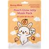 Bunny Mimi Peach Glow Jelly Mask Pack Maschera Viso Coreana Illuminante Alla Pesca Idratante 23 ml