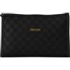 Enrico Coveri Pochette Donna Enrico Coveri Nera Con Trama Damier