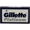 Gillette Platinum Lamette Da Barba Box Da 5 pz