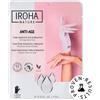 Iroha Nature Guanti Maschera Monouso Anti-Età Per Mani Al Triplo Acido Ialuronico, Bakuchiol E Niacinamide 2 pz x 9 ml
