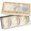 Saponifico Artigianale Fiorentino Saponificio Artigianale Fiorentino Set Sapone Donatello Ovali Cammeo Floreale 3 pz da 125 gr