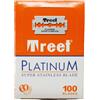 Treet Platinum Super Stainless Lamette Da Barba Box Da 100 pz