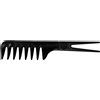 Denman Fan Tail Comb Pettine A Denti Larghi Black D25