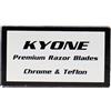 Kyone Chrome & Teflon Lamette Da Barba Box Da 10 pz