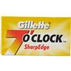 Gillette 7'O Clock SharpEdge Lamette da Barba Box da 5pz