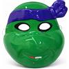 No Brand Maschera Bambino Stile Tartaruga Ninja Verde Con Fascia Viola